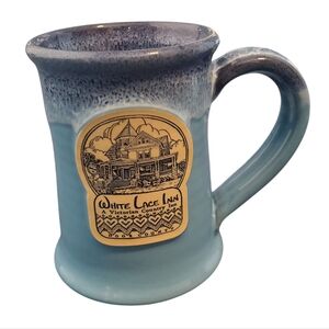 Handthrown Deneen Pottery mug from White Lace Inn, Door County